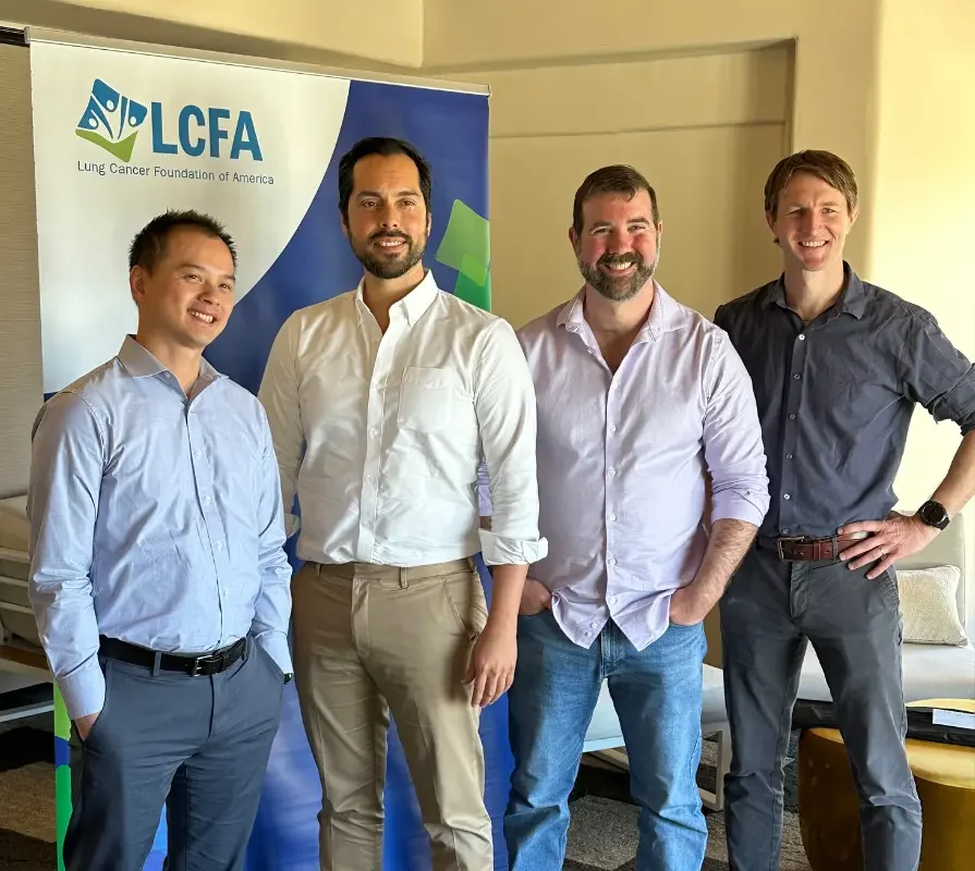 Group shot of 4 of LCFA Research Grant awardees